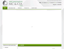Tablet Screenshot of mecanizadosmc.com